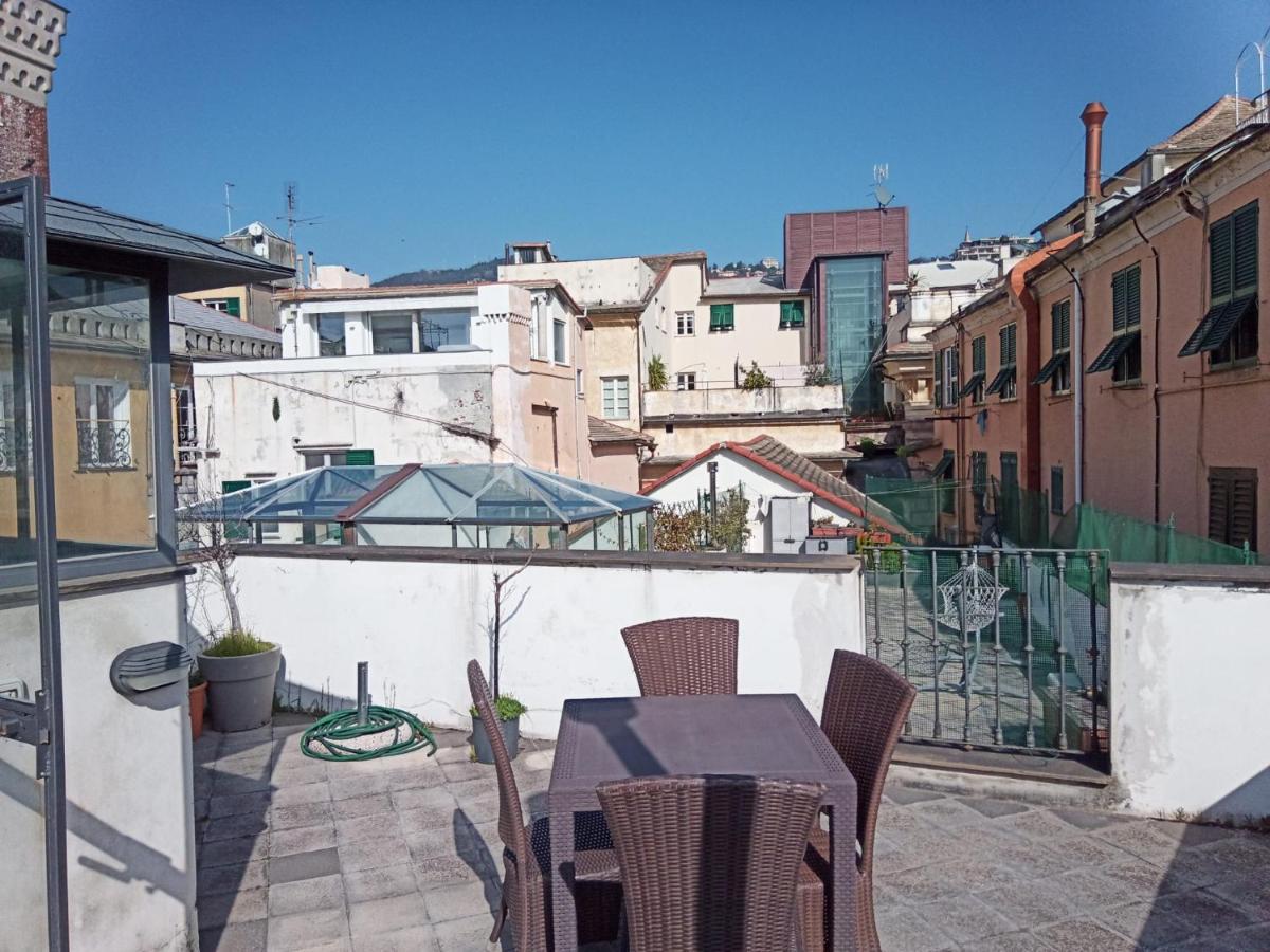 Doge Cambiaso- Davanti All'Acquario - Grande Terrazza Privata - Palazzo Nobiliare Storico Генуя Экстерьер фото